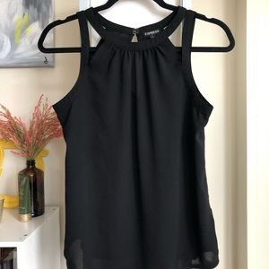 Express | Silky Black Blouse